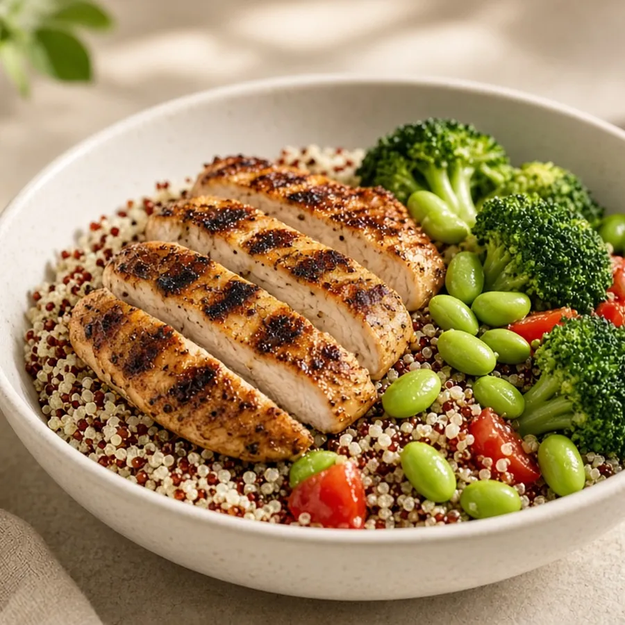 Proteinrig fitnessmad i portioner